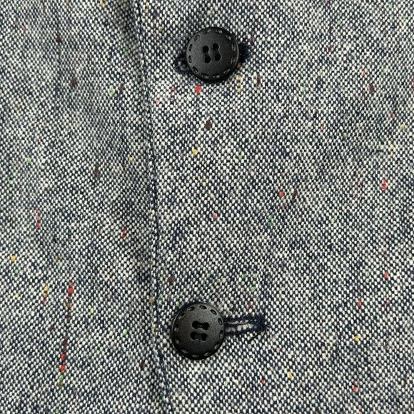 Alamo Moda Hombre Western Blazer Jacket Men’s 44R Gray Black Faux Leather Rodeo - Picture 11 of 15